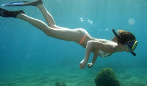 Snorkelling in Gran Canaria's warm clear waters